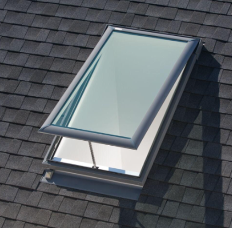 21 1/2" Electric Venting Deck Mount Skylight
