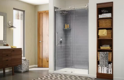Grey Shower Wall Panel