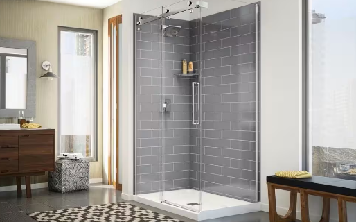 Grey Shower Wall Panel