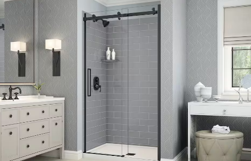 Grey Shower Wall Panel