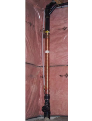 Power-Pipe Heat Recovery Coil