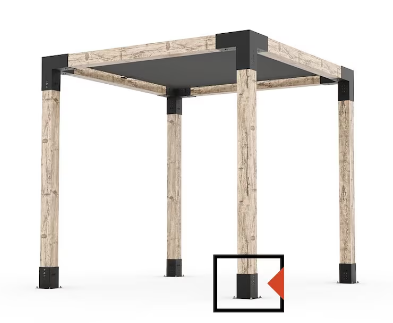 Toja Grid Solo 6x6 Post Base/Wall Bracket