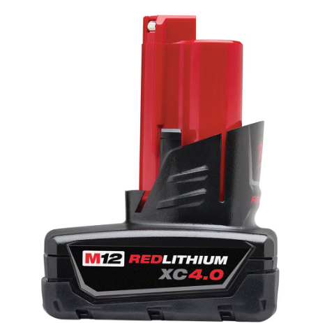 Milwaukee M12 4ah Battery and Charger Set
