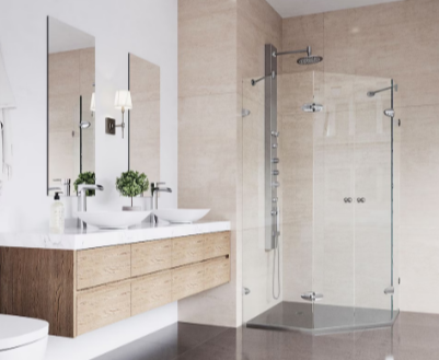 VIGO Gemini Corner Shower Enclosure