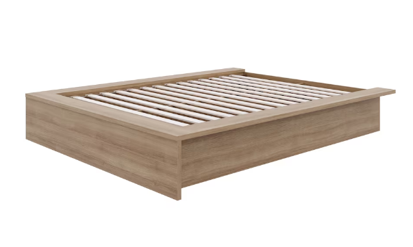 Light Oak Full Bed Frame (new)