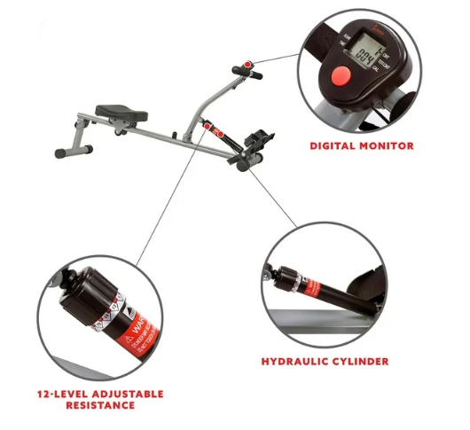 Sunny Health Rowing Machine (new)