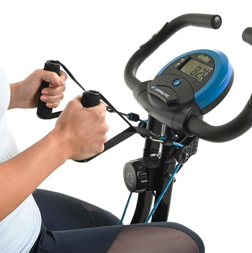Exerpeutic Foldable Exercise Bike Compact Portable — Habitat