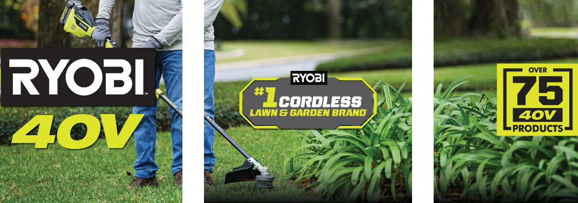 Ryobi 40V Cordless Trimmer Blower Kit (new)