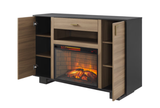 55” Infrared Media Electric Fireplace (new)