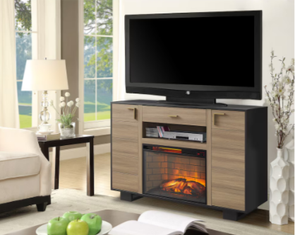 55” Infrared Media Electric Fireplace (new)