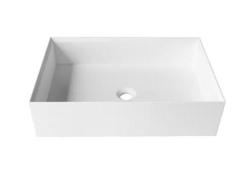 Agua Canada 24” Rectangular Matte Stone Composite Vessel Sink (new)