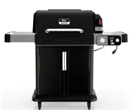 Ninja FlexFlame 5-in-1 BBQ, Smoker, Roaster, Griddle, and Pizza Oven (new)