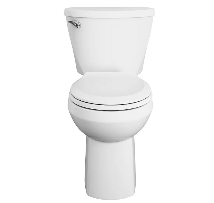 American Standard Mainstream 2-Piece 4.8 Lpf Single Flush Chair Height Round Front Toilet in white