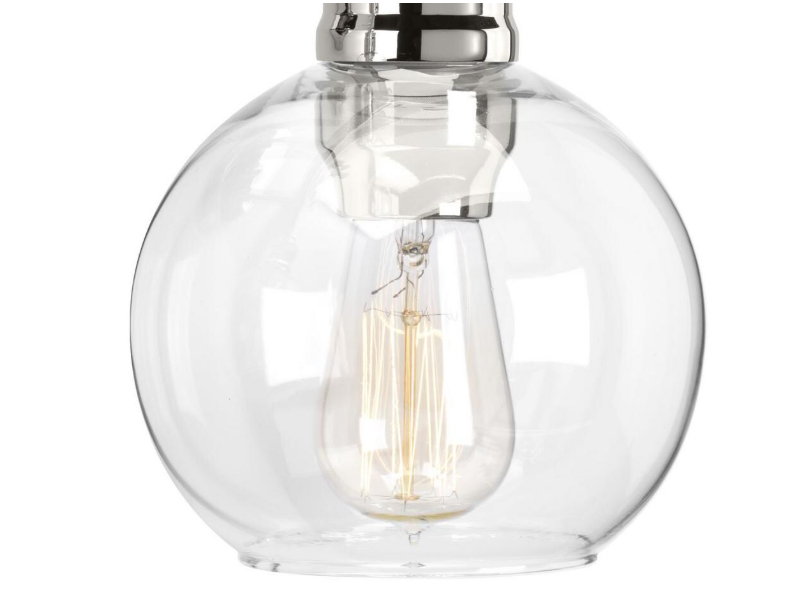 Progress Lighting Hansford Collection Five-Light Chandelier, Polished Nickel Finish (New)