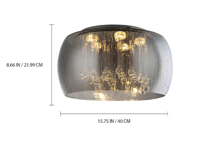 Lundezza 15.75 inch LED Flush Mount (New)