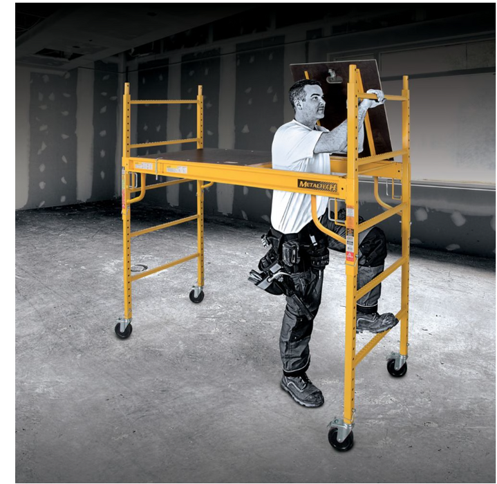 Metaltech Metaltech Safeclimb 6 ft. x 6 ft. x 2.5 ft. Baker Scaffold with 1,250 lb. Load Capacity