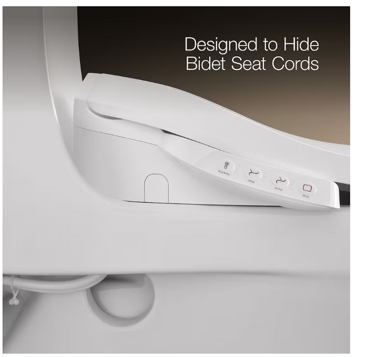 KOHLER Santa Rosa Comfort Height 1-Piece 4.8 LPF Compact Single Flush Elongated Toilet in White