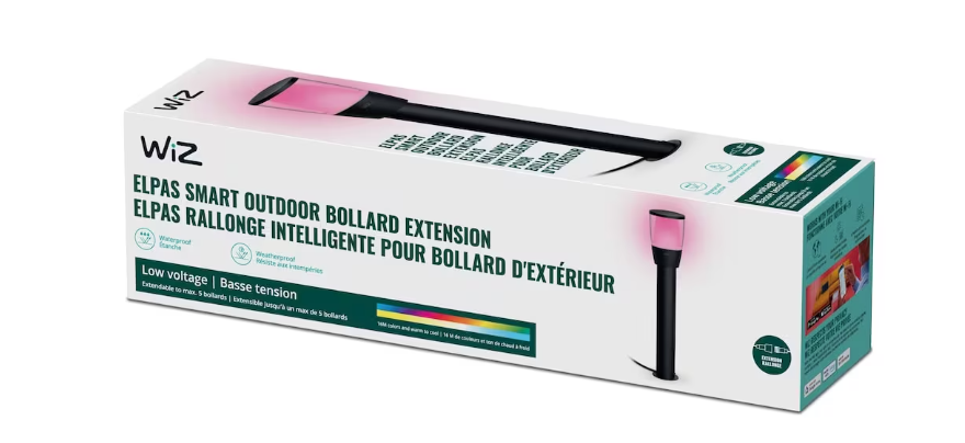 Philips WiZ Low Voltage 12V Outdoor Bollard Extension Full Colour Smart Wi-Fi (NEW)