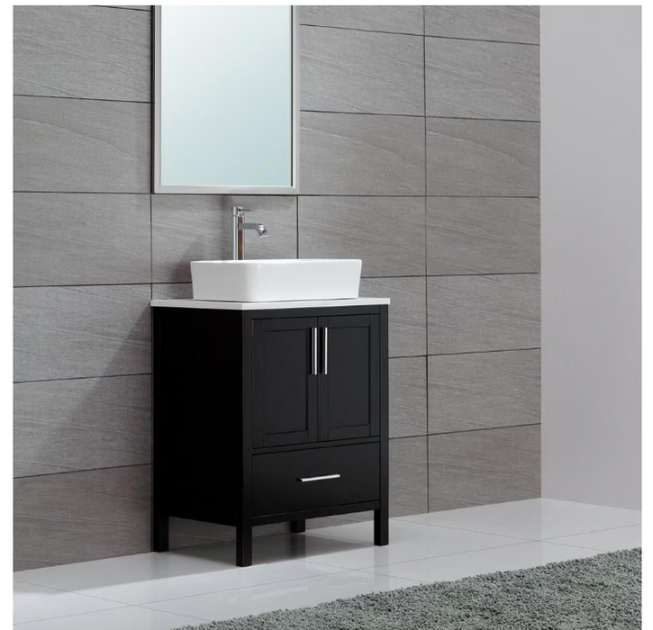Kraus 19.20-inch x 5.28-inch x 15.20-inch Rectangular Ceramic Bathroom Sink(NEW)