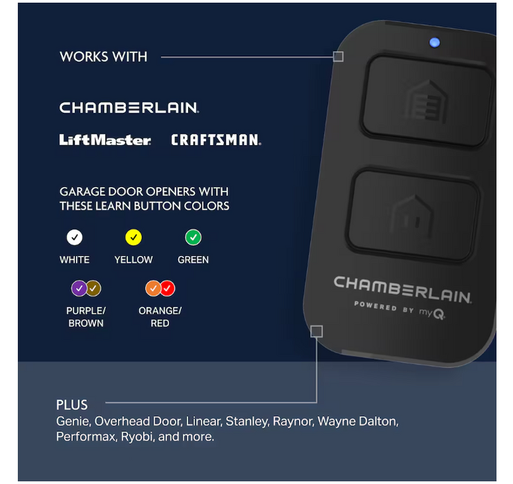 Chamberlain Universal Garage Door Remote Control (NEW)