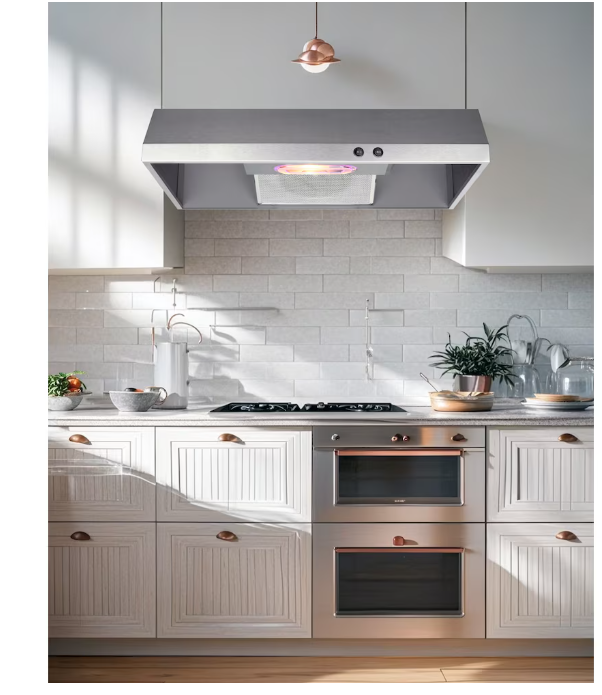 Vissani 30 inch 240 CFM Convertible Under Cabinet Range Hood with 2 Speed Setting in Stainless Steel (NEW)