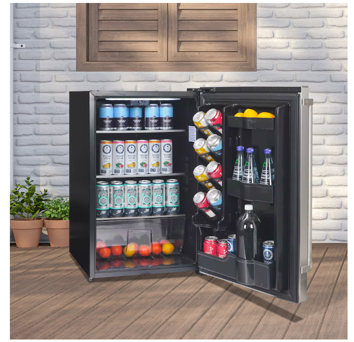 Danby 20 in. 4.4 cu. ft. Outdoor Refrigerator in Stainless Steel