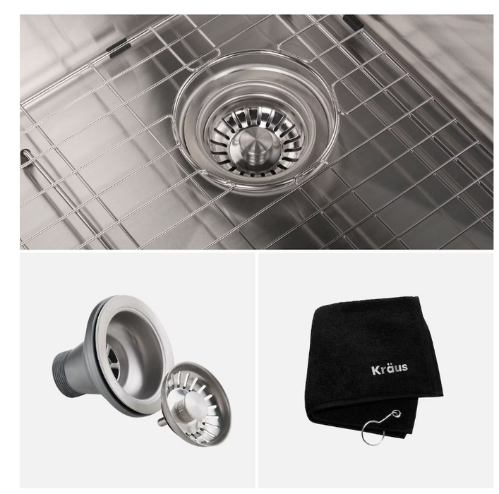 Kraus Standart PRO Undermount Stainless Steel 21 inch Single Bowl Kitchen Sink (NEW)
