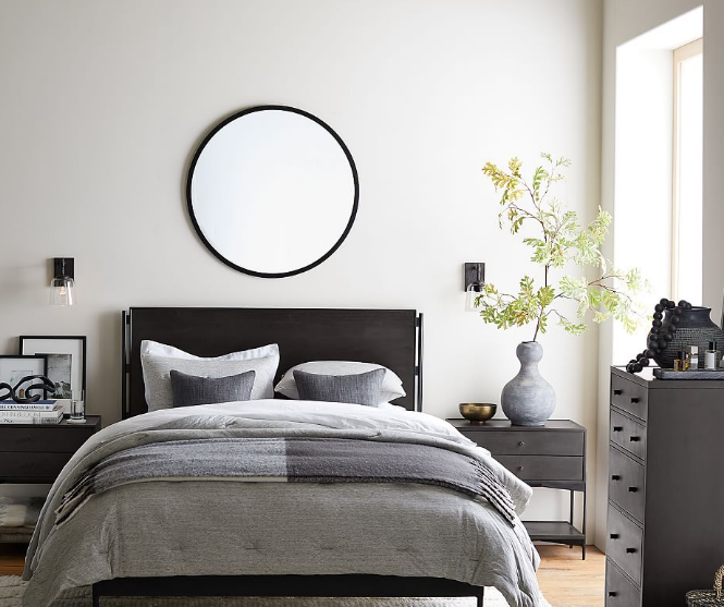 Warren Queen Warm Black Bed Frame (new)