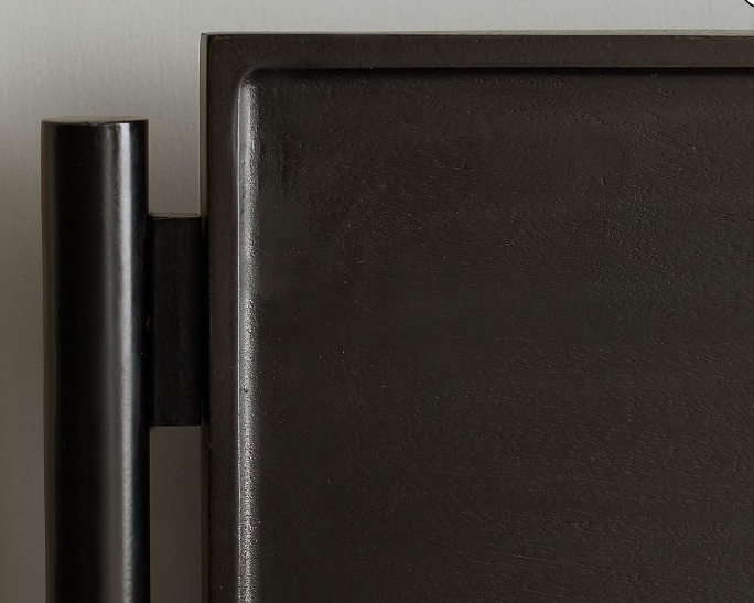 Warren Queen Warm Black Bed Frame (new)