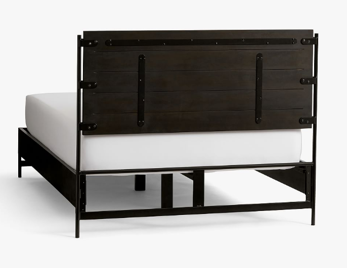 Warren Queen Warm Black Bed Frame (new)