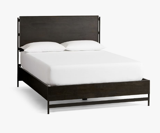 Warren Queen Warm Black Bed Frame (new)