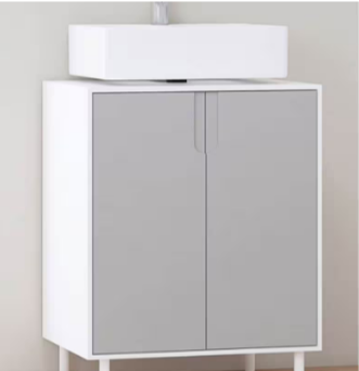 AE Bath Grey and White Vanity (new)