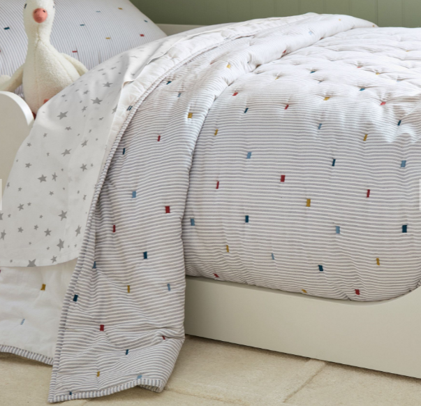 Natural Wood and White Montessori Bed Frame (new)