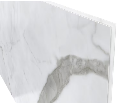 MAAX Manhattan Glue-up Wall Tiles 15.75 x 31.5 in. In Smooth Marble Glacier (17.2 sq ft per box)