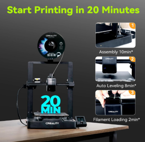 Creality Ender-3 V3 SE 3D Printer 250mm/s Printing Speed with CR Touch Auto Leveling Sprite Direct Extruder Dual Z-Axis Auto Filament Loading (new)