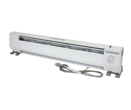 King Electric KP Series 3-ft 120 V 1000 W Portable Baseboard Heater - White