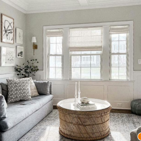 Classic Roman Window Shade in Ivory 40"W x 46"H (new)