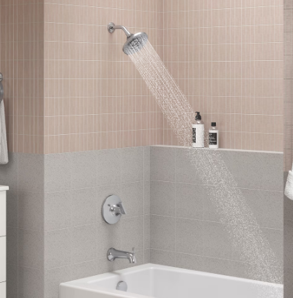 Chrome Bath and Shower Faucet Set