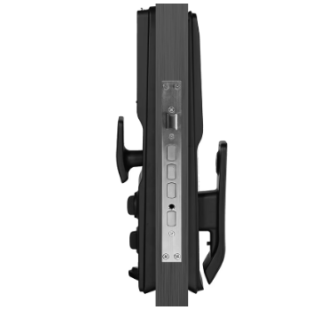 DALTON LOCKS Smart Lock Fingerprint Wi-Fi Deadbolt Camera, 3D Face Rec Black Works with Google & Alexa