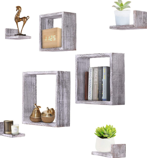 Floating Wooden Shelves