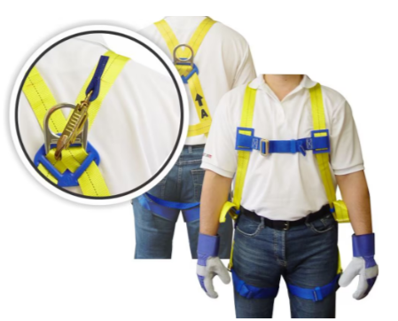 Workhorse Full Body Harness with 6 Feet Lanyard Snap Hook (new)