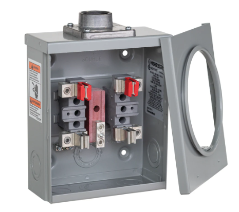Overhead Meter Socket Shallow for Tight Spaces and Safety — Habitat for ...