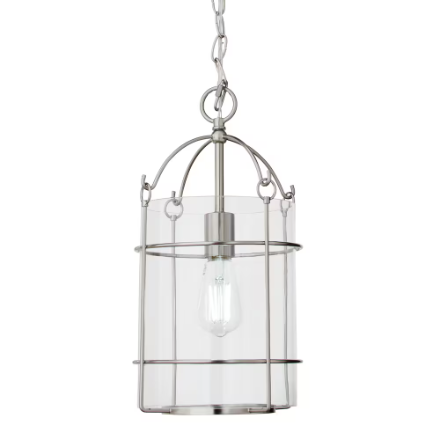 Sutton 1-Light Brushed Nickel Pendant (New)