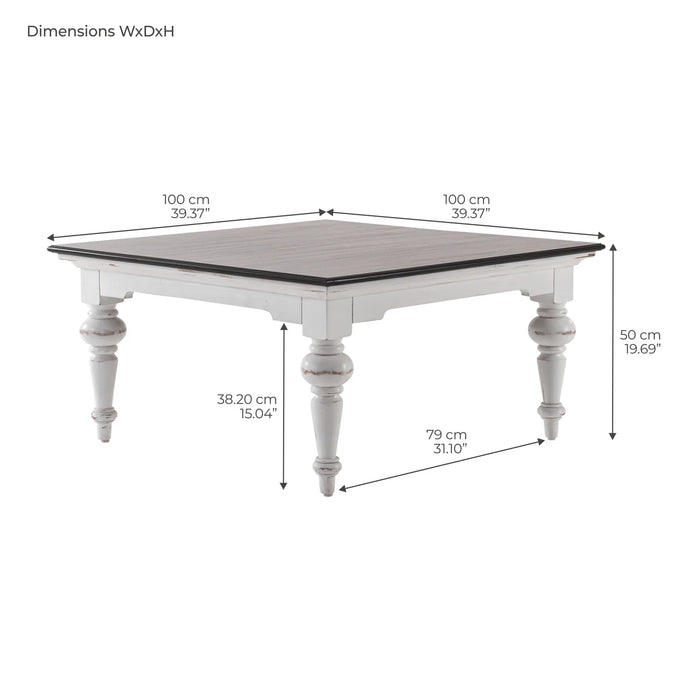 Provence Accent Square Coffee Table (NEW)
