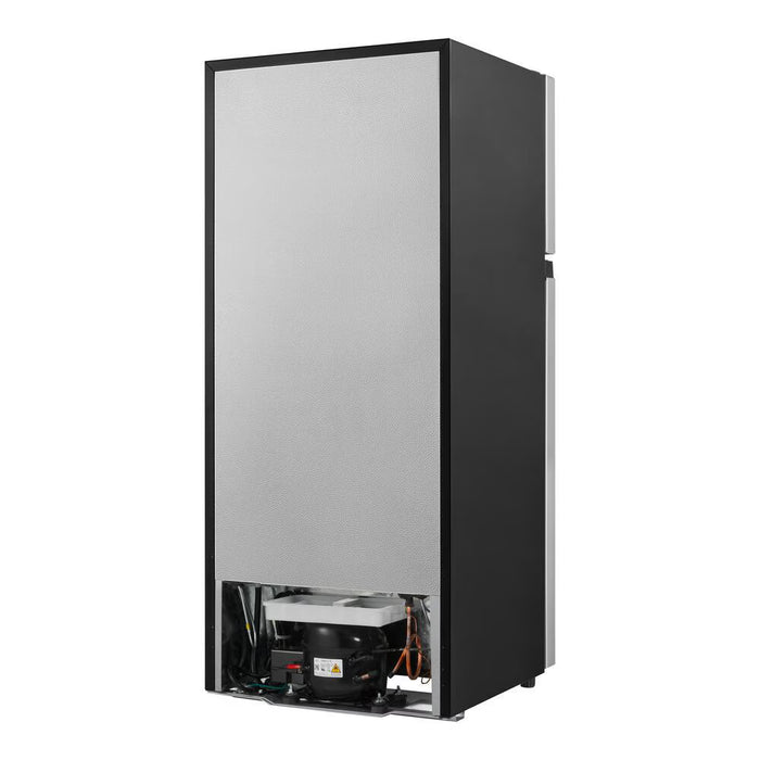 Vissani 19-inch W 4.5 Cu. Ft. Top Freezer Mini Refrigerator in Stainless Steel Look - ENERGY STAR (Used)