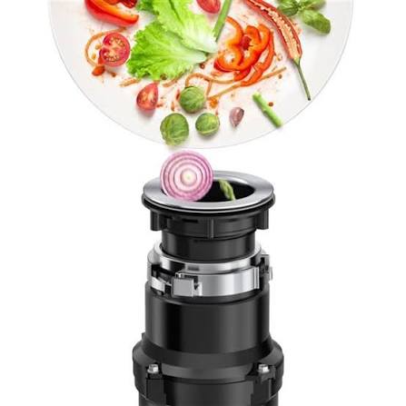 Kraus WasteGuard High-Speed 1/2 HP Continuous Feed Ultra-Quiet Motor Garbage Disposal