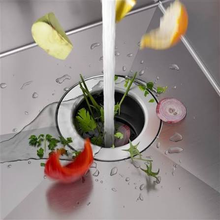 Kraus WasteGuard High-Speed 1/2 HP Continuous Feed Ultra-Quiet Motor Garbage Disposal