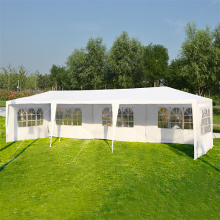 Costway 10'x30' Party Wedding Patio Tent Canopy Heavy Duty Gazebo Pavilion Event (New)