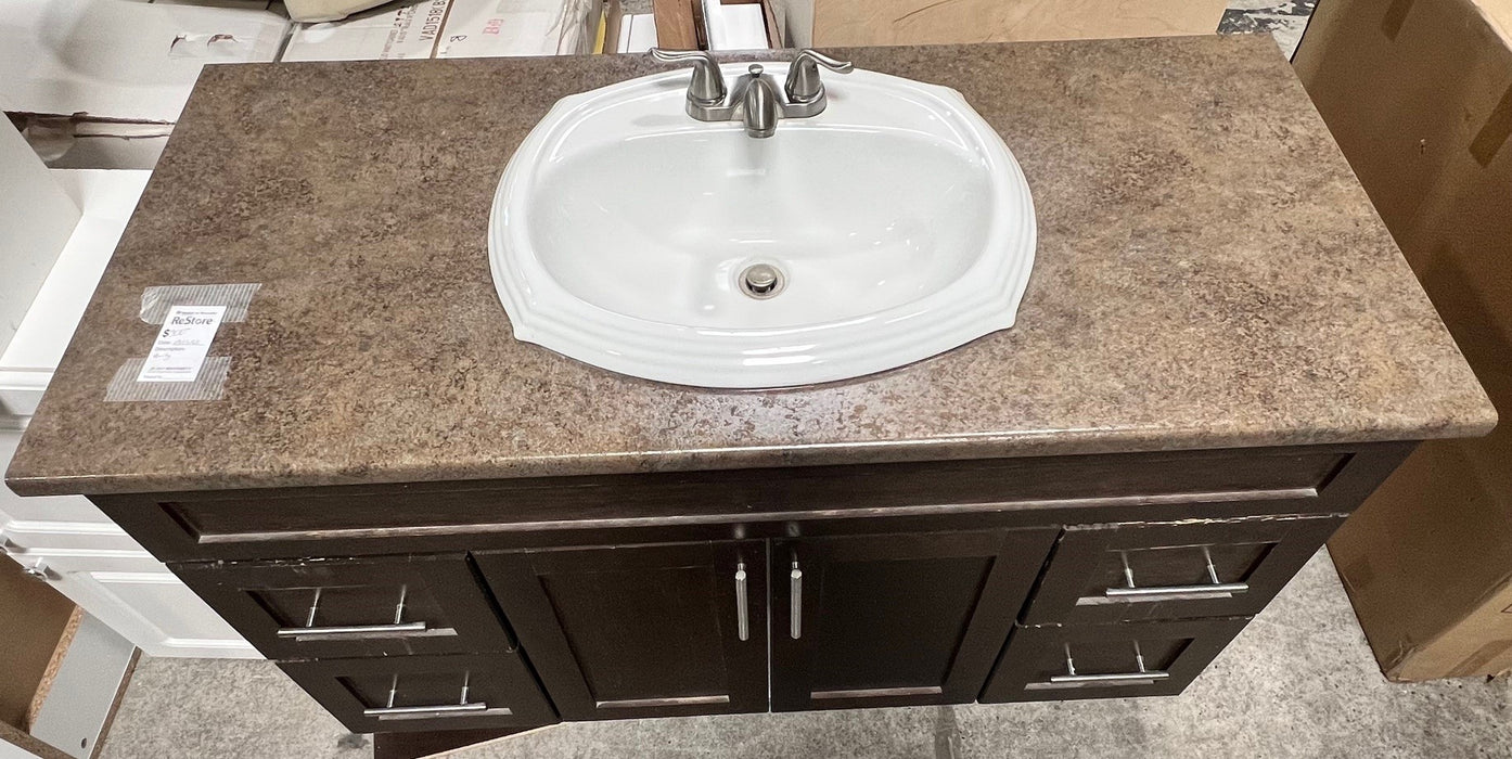 Brown Vanity