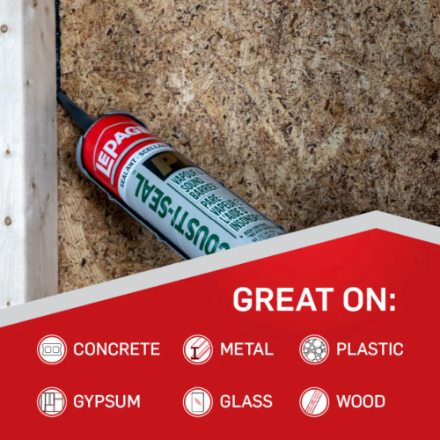 LePage PL Acousti-Seal Sound Absorbing Vapor Barrier Adhesive in Black 825mL